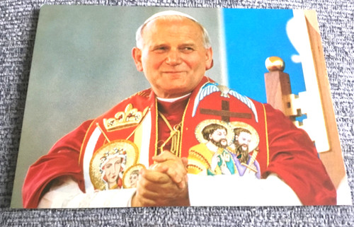 Postcard pope john paul - john, ii