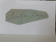 Humphrey Bogart Signed Cut With JSA LOA