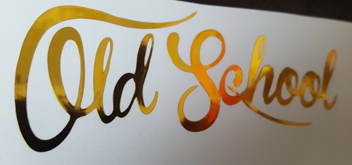 Old school stickers - old,