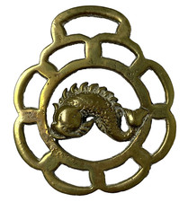 Vintage horse brass leaping