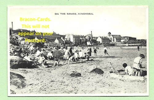 K379 fife w - b/w, postcard