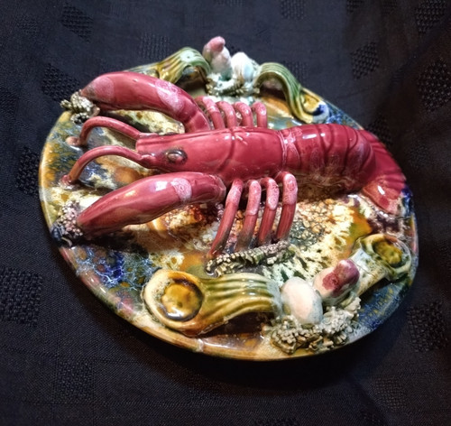 Vintage palissy style majolica - palissy,