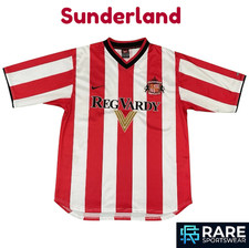 VINTAGE  SUNDERLAND 2000-02 REG VARDY FOOTBALL SHIRT MEDIUM ADULT (V GOOD)