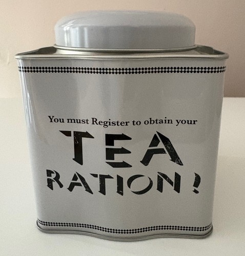Ration book tea tin - tin, “tea