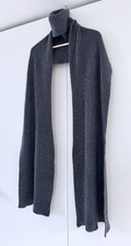 Zara Grey Ribbed Knit Wool