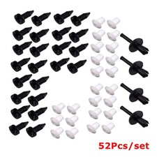 52Pcs Car Door Card Trim Clips Set Fit For Land Rover Defender Enough for 1 door