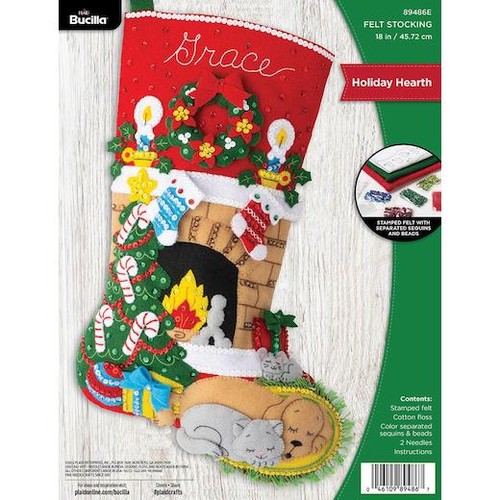 Bucilla felt christmas - bucilla, 18"