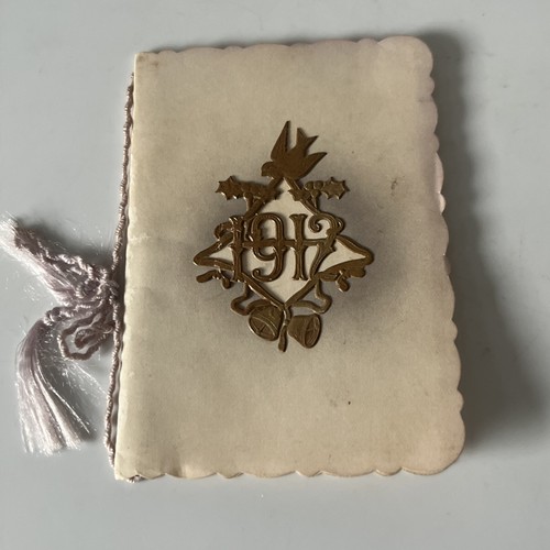 1912 christmas folding card - 1912,
