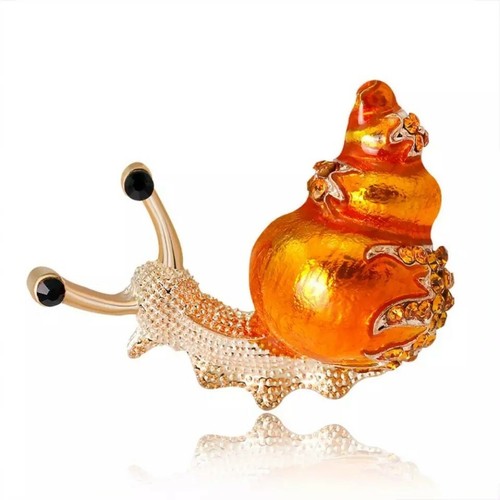 Golden brooch lightweight - golden,