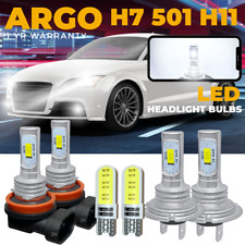 Fits Audi TT 8J Led Headlight Xenon 2006-2014 Low Beam Fog Side Light Bulbs 12v