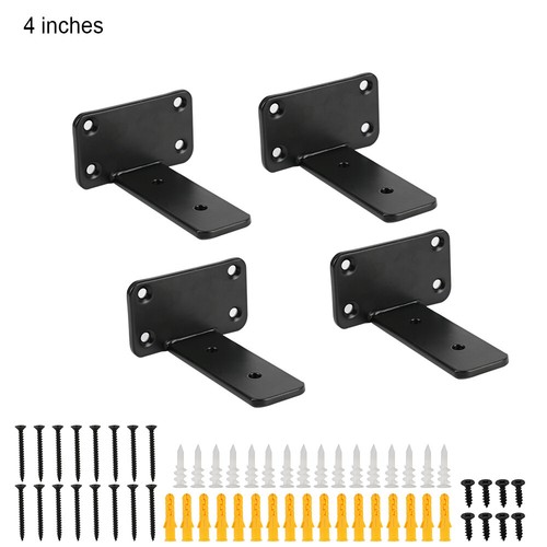 Pack black floating shelf - black,