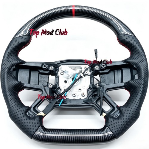 Carbon fiber steering wheel - carbon,