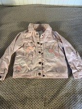 Next Pink Denim Jacket Age 3-4