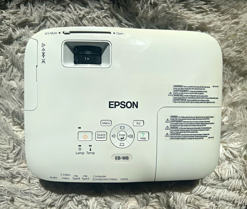 Epson 3lcd wxga 2500lm - eb-w8,