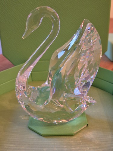 Swarovski crystal signum swan - crystal,