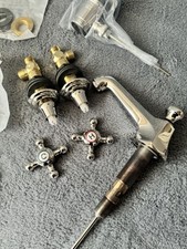 DORNBRACHT MADISON 3-PEICE BASIN TAP MIXER 135mm (Brand New) Colour- Platinum