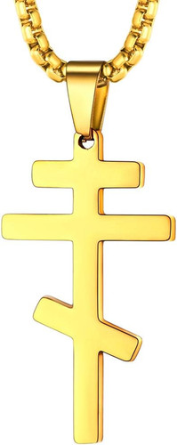 Russian orthodox cross pendant - orthodox,