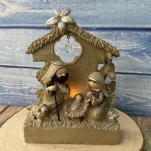 Resin christmas nativity - christmas,