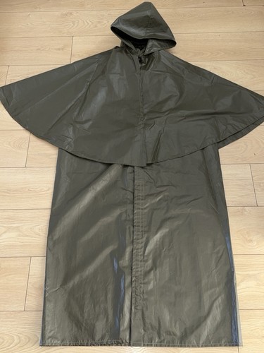 Large vintage pvc rain cape - vintage,