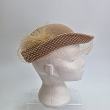 Vintage Caramel Wool Pillbox