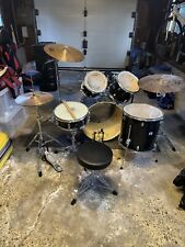 drum kit used acoustic