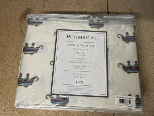Whimsical elephant ivory twin - whimsical,