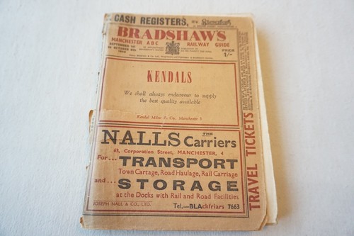 1946 bradshaws manchester - bradshaws, abc