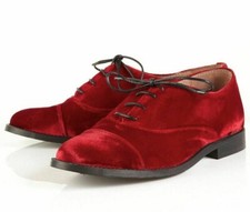  TOPSHOP VELVET SHOES OXFORD