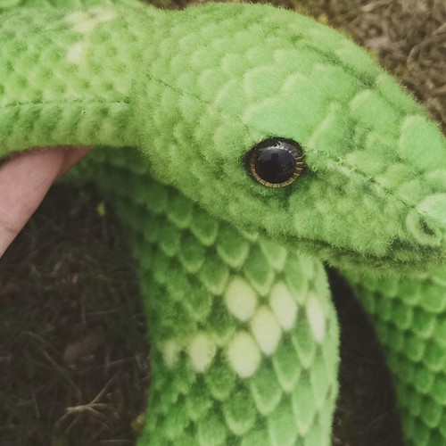 180cm green plush snake - 180cm, toy