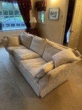 Exquisite Knole Knowle Knoll  Drop Arm Beige Gold Vintage Sofa Stoke On Trent
