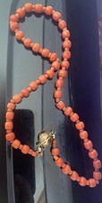 Antique Natural Coral Necklace