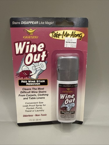 Gonzo wine out red - red, stain