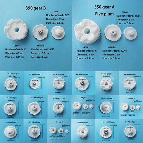 Plastic gears for - for, 550