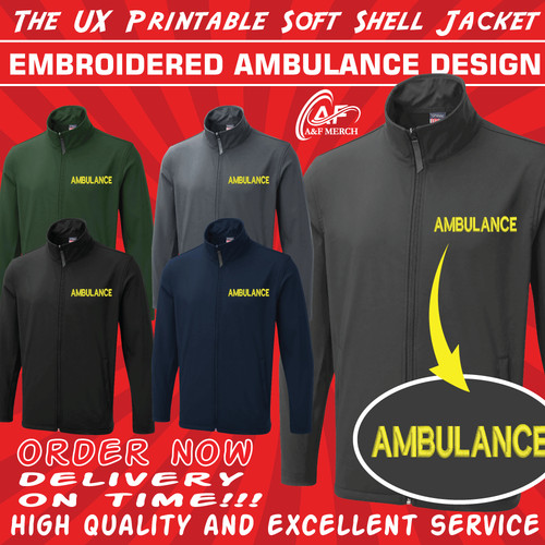 Ambulance embroidered soft - ambulance,