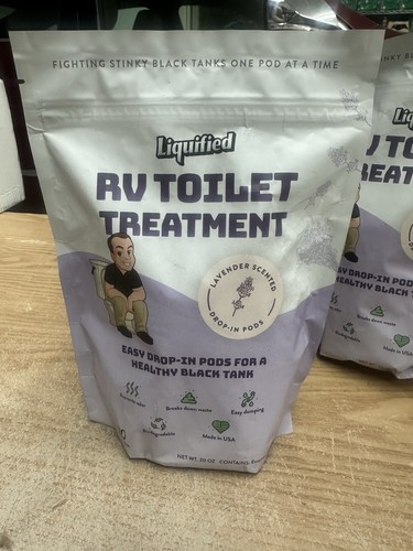 Liquified toilet treatment - rv,
