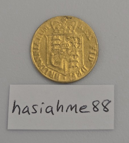 1820 half sovereign gold - half, coin
