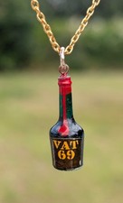 Vintage Vat 69 Whiskey Bottle Charm