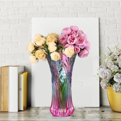 Reusable glass vase with - glass,