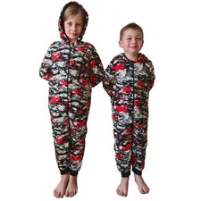 Kids Camouflage Fleece 1Onesie