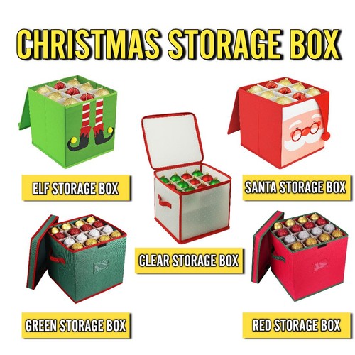Christmas bauble storage - christmas, box