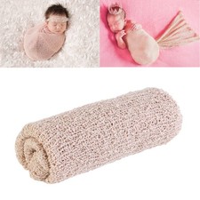  Baby Photo Props Beige Wrap for Newborn Photoshoot Photography Stretch