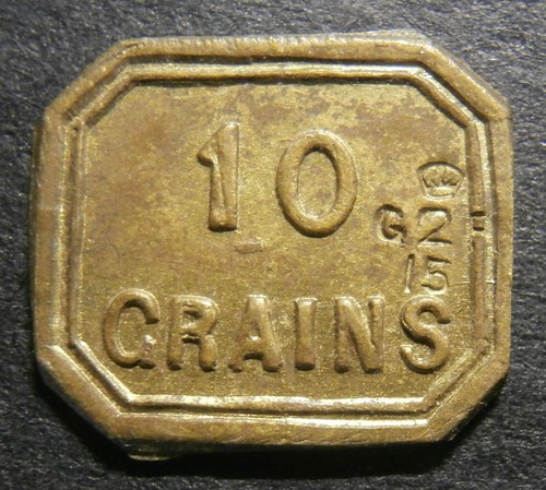 Coin weight grains - weight, 10