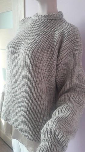 Handmade chunky knit - handmade, sweater