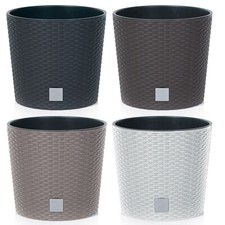 Modern Round Plastic Rattan