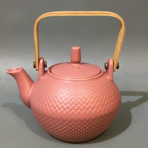 Futon ceramic tea pot - ceramic, dusty