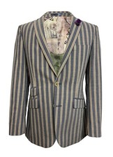 Blue Yellow Boating Jacket