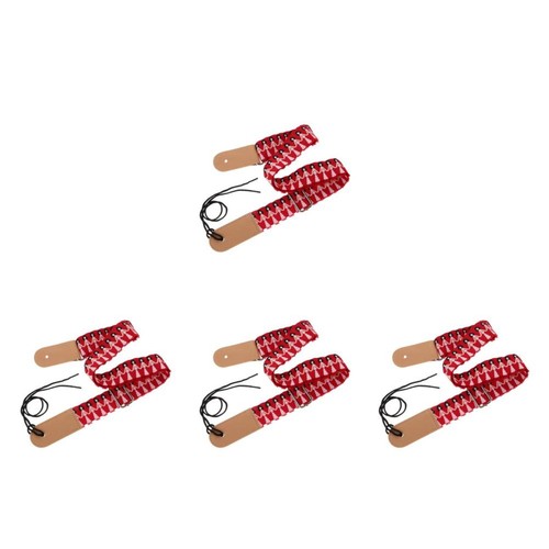 Adjustable red ukulele strap - adjustable,
