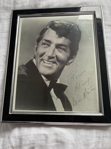 Dean martin signed - dean, framed