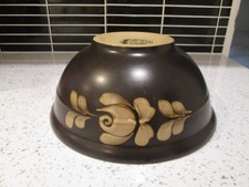 DENBY BAKEWELL 2PT STONEWARE MIXING SERVING BOWL BROWN