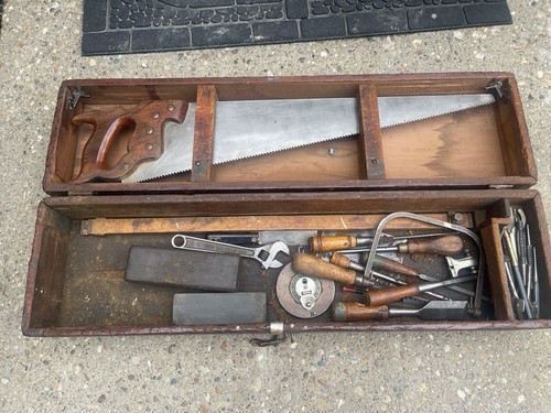 Large vintage wooden - vintage,